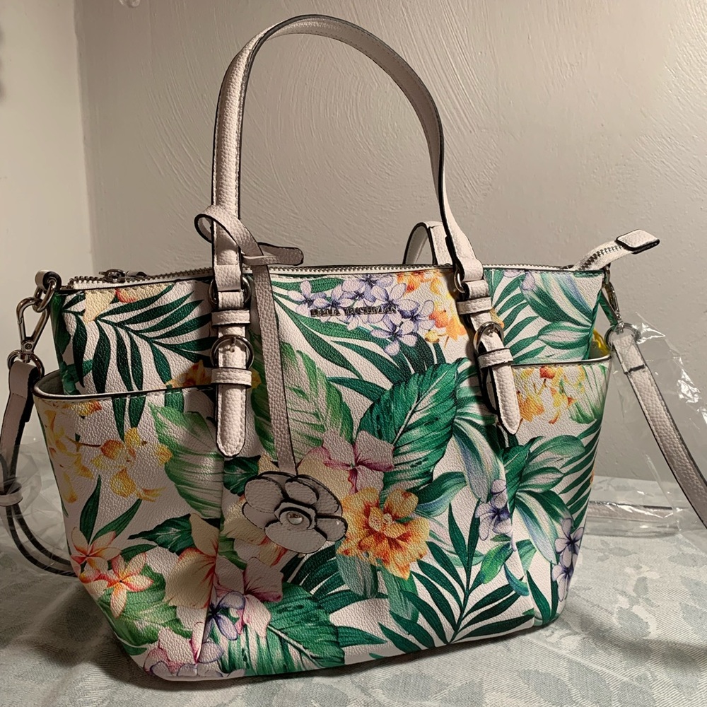 Dana Buchman floral bag